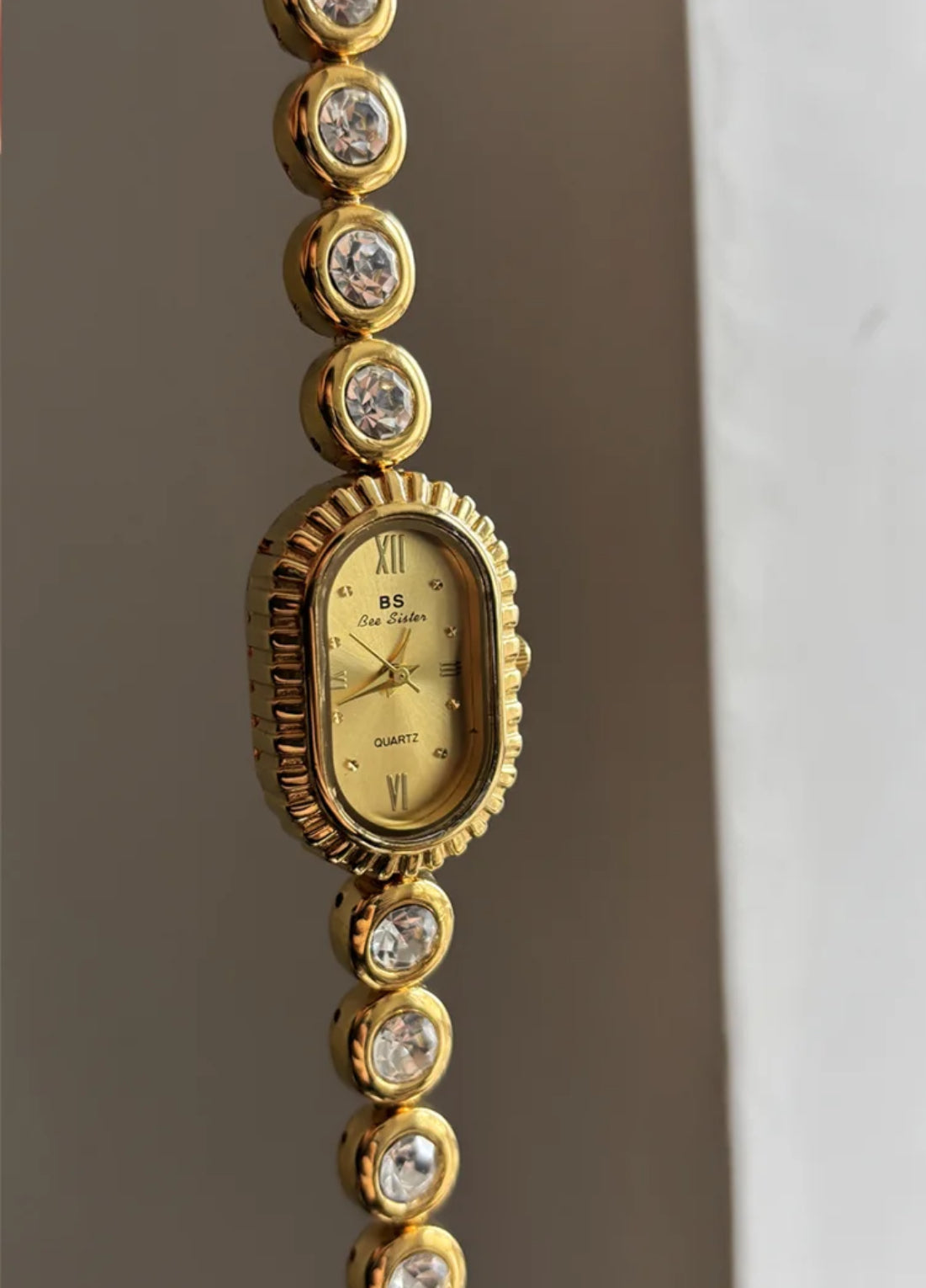 Vintage Oval Dial Jewelry Bracelet Watch