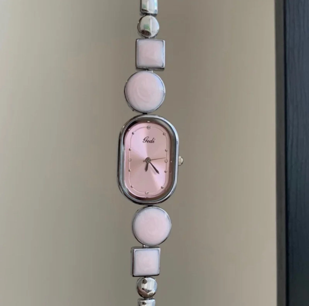 Colorful Oval Design Bracelet Watch
