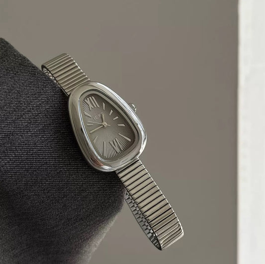 Delicate Simple Silver Bracelet Watch
