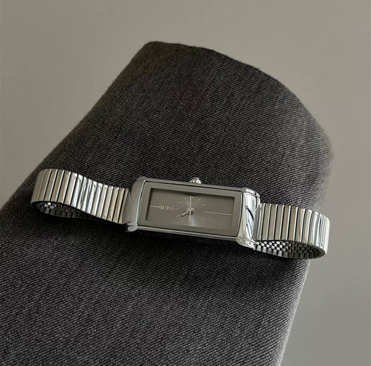Delicate Simple Silver Bracelet Watch