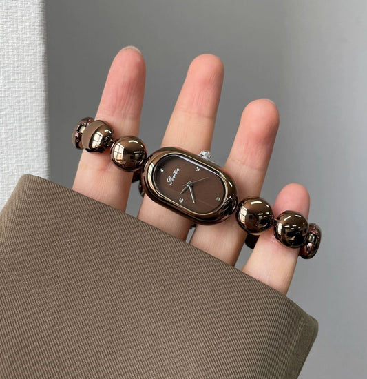 Vintage Oval Women's Bracelet Watch