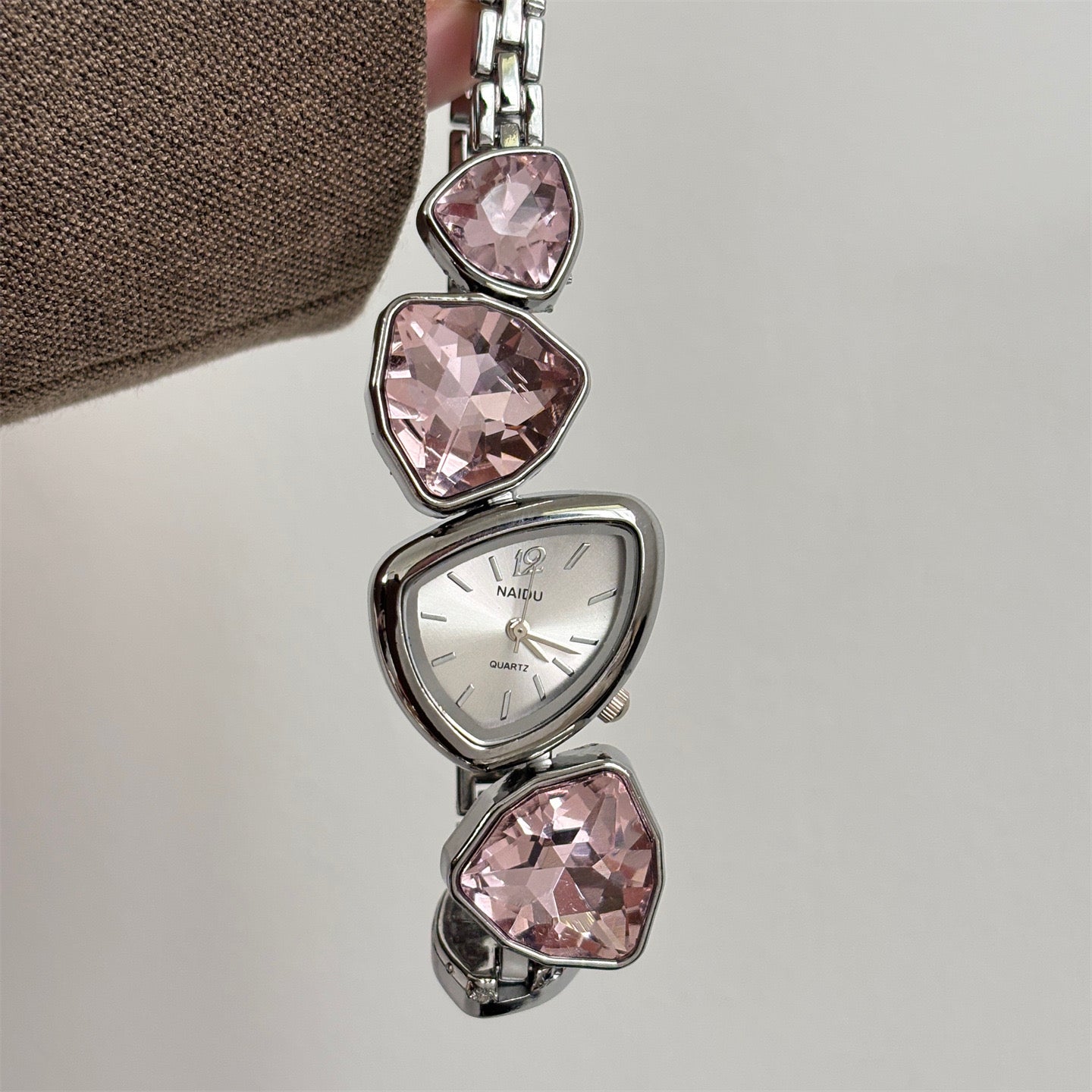 Irregular Crystal Bracelet Women Watch