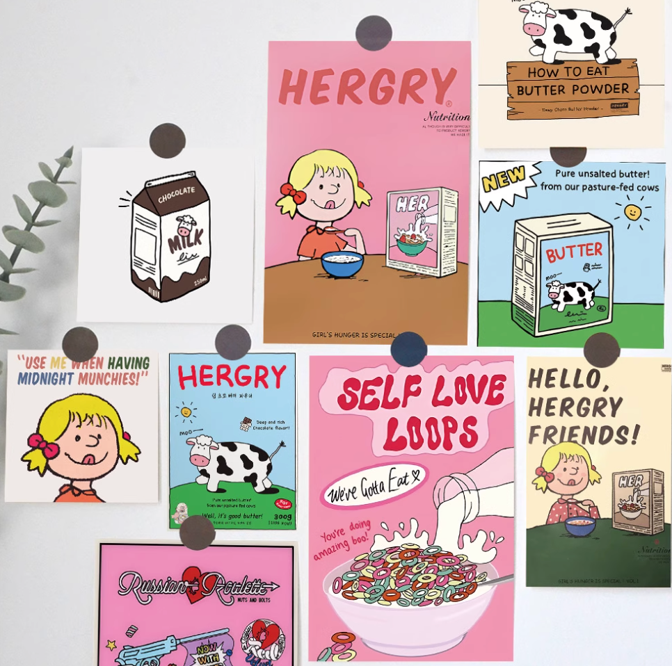 Wall/ Refrigerator Collage Kit