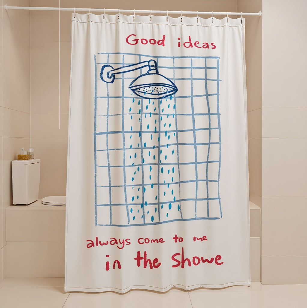 Good Idea Creative Cute Shower Curtain