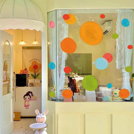 Static Bubbles Glass Stickers (no glue)