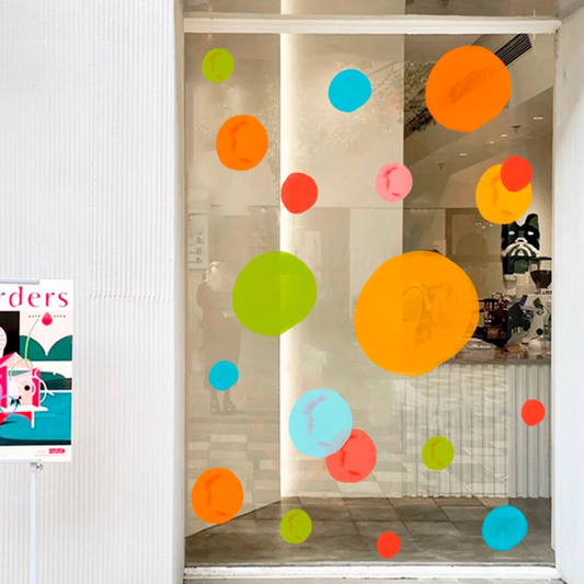 Static Bubbles Glass Stickers (no glue)