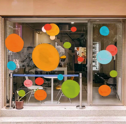Static Bubbles Glass Stickers (no glue)