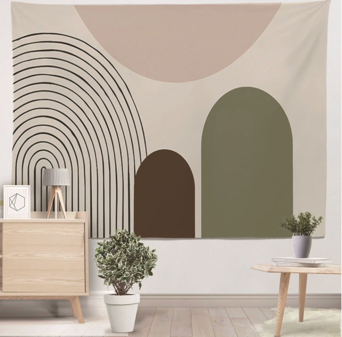 Creative Wall Hanging Cloth - Green Style