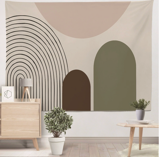 Creative Wall Hanging Cloth - Green Style