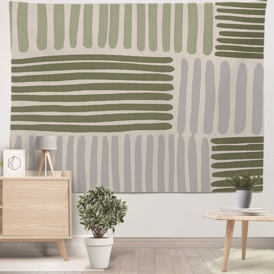 Creative Wall Hanging Cloth - Green Style