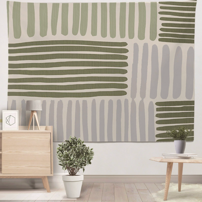 Creative Wall Hanging Cloth - Green Style