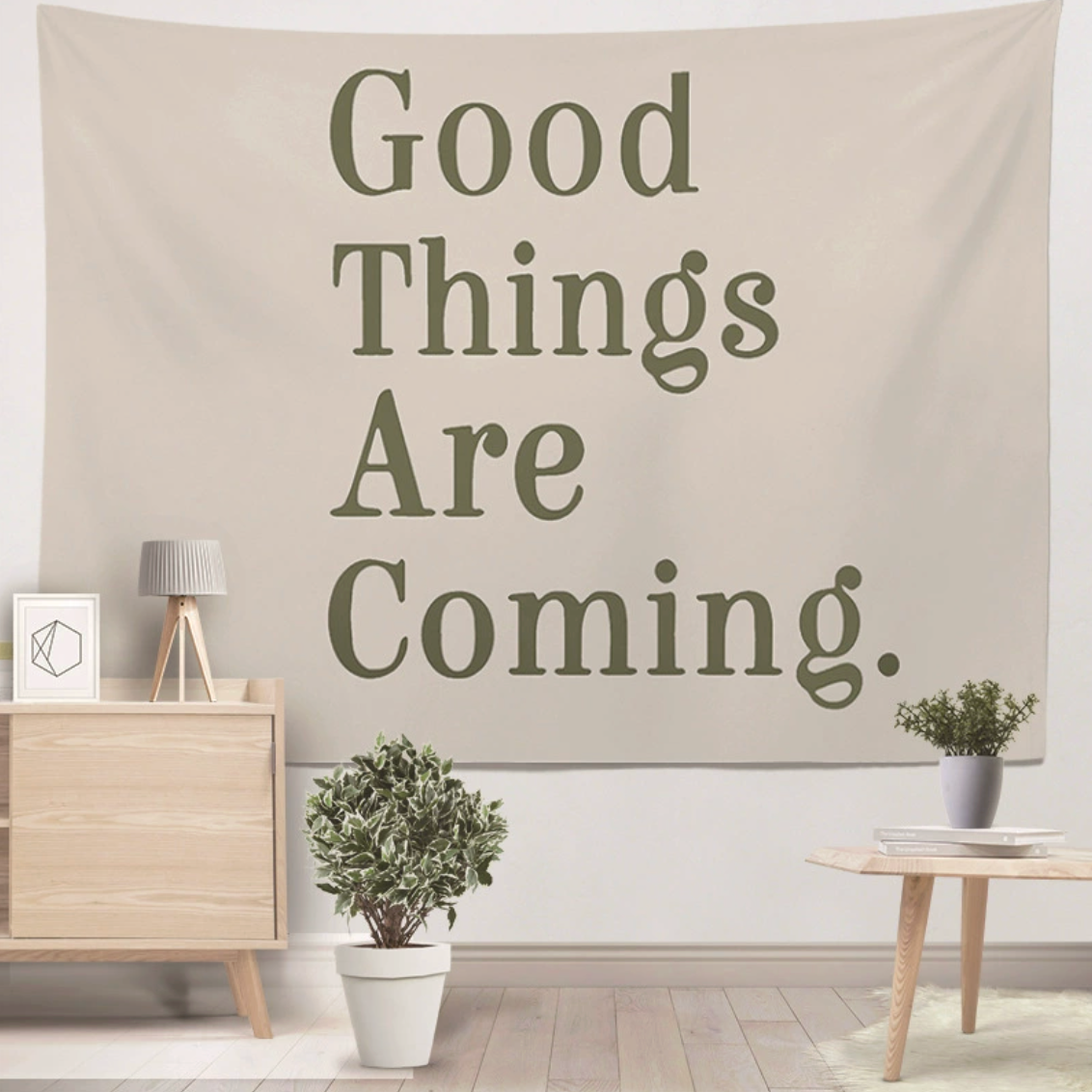Creative Wall Hanging Cloth - Green Style