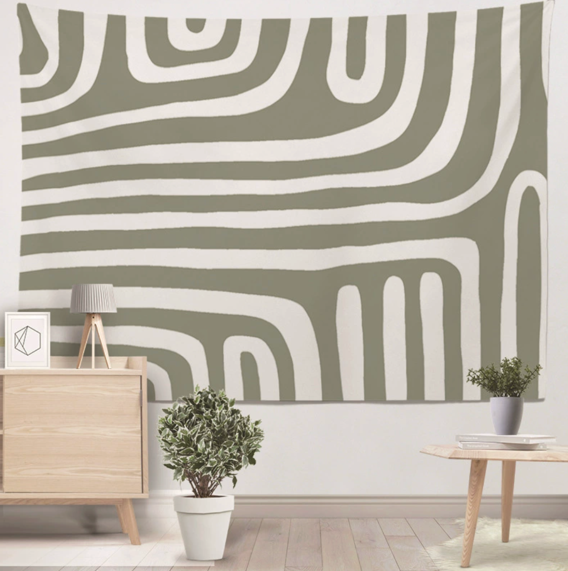 Creative Wall Hanging Cloth - Green Style