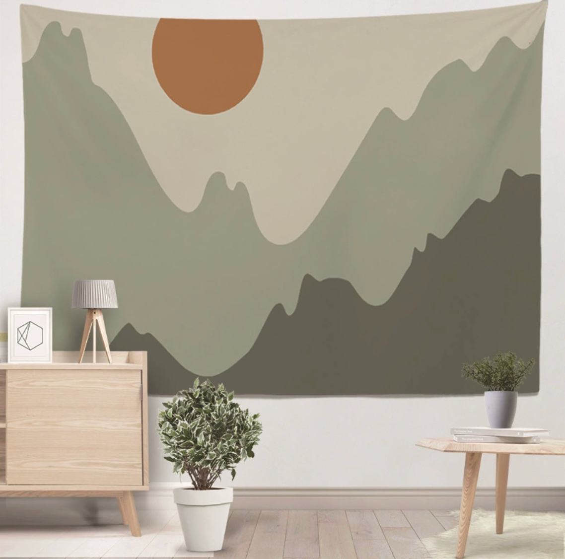 Creative Wall Hanging Cloth - Green Style