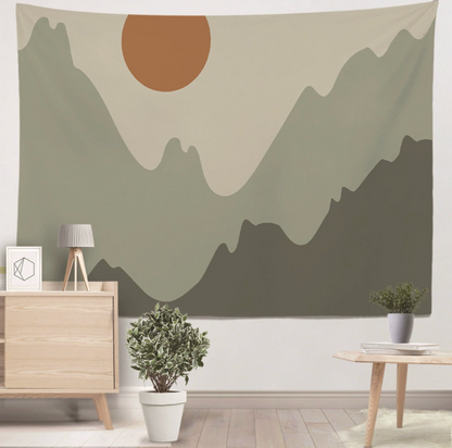 Creative Wall Hanging Cloth - Green Style