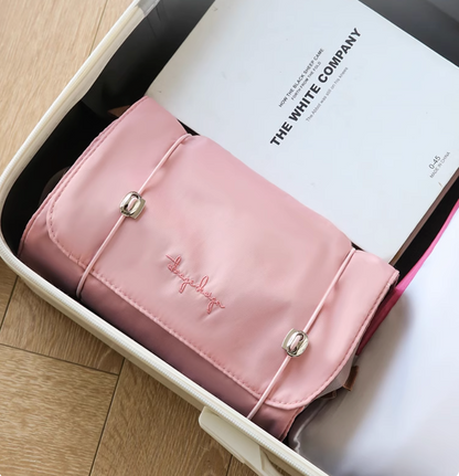 Portable Large Capacity 4 in 1 Makeup Bags Portable Folding Travel Cosmetics Storage Toiletry Bag Detachable Cosmetic Bag