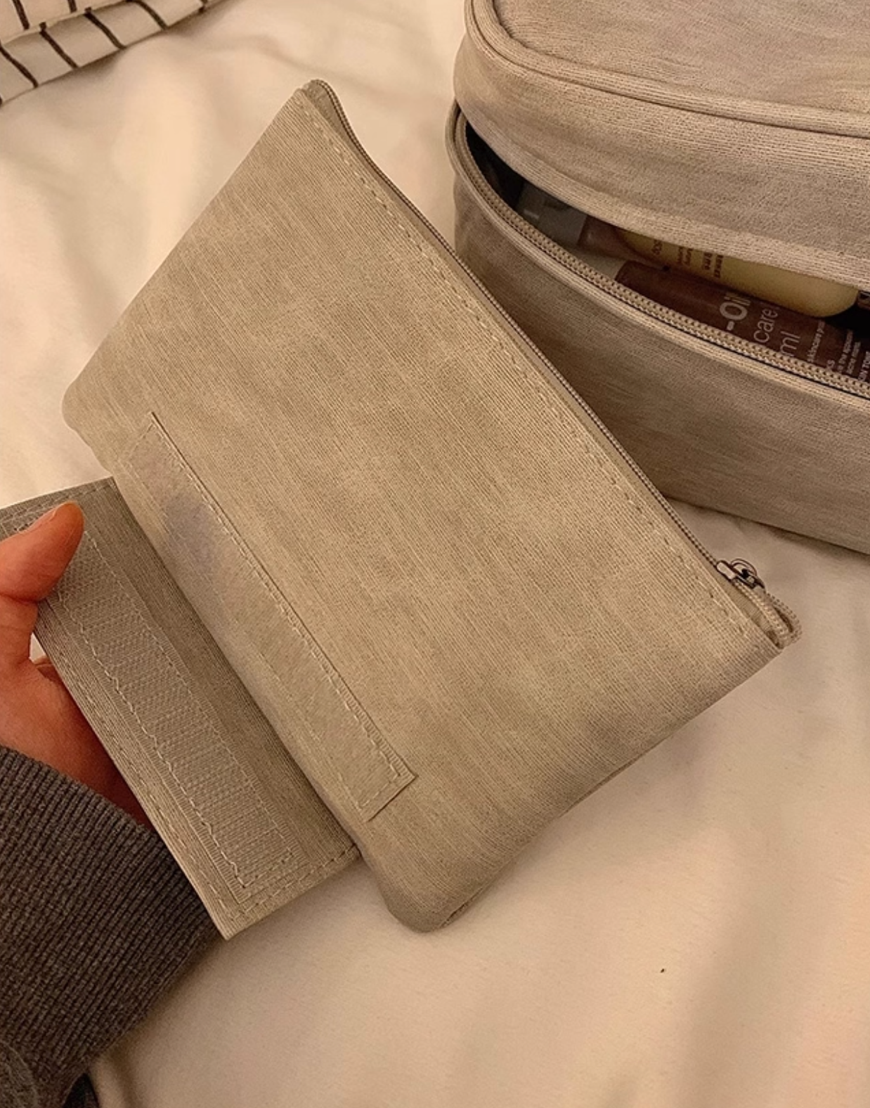 Toiletry Makeup Bag Travel Cosmetic Bag Portable Women Makeup Case Waterproof Multifunctional Washing Pouch Women's Cosmetic Bag Large capacity
