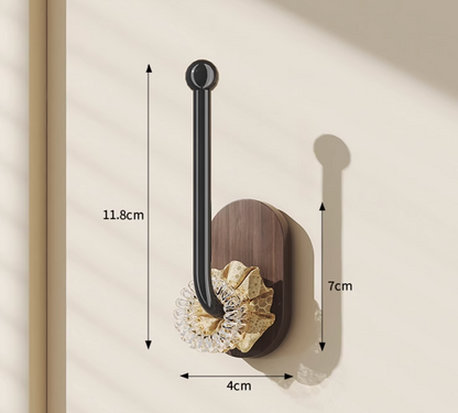 Vintage Wood Style Wall-mounted Clothes Hangers
