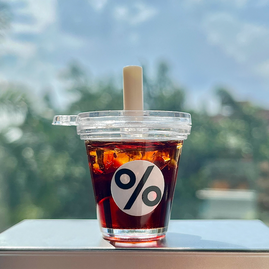 Simulated Miniature Iced Americano Latte Refrigerator Magnets