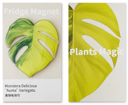 Monstera Fridge Magnet