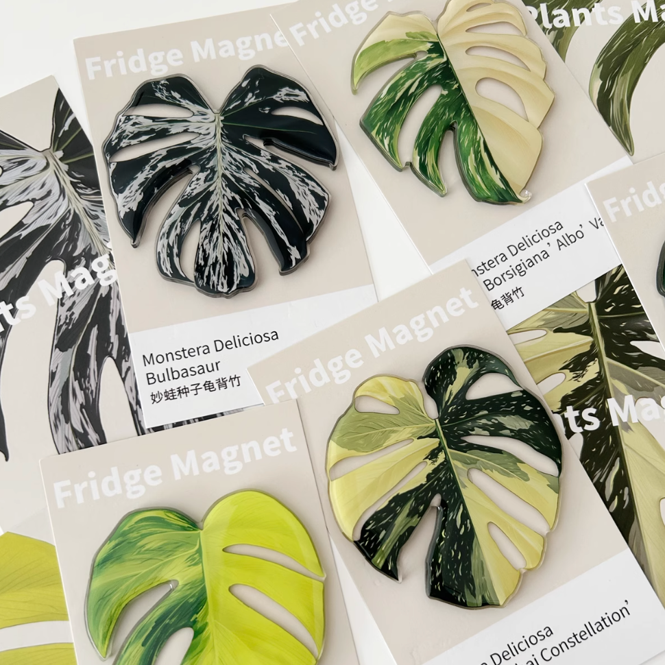 Monstera Fridge Magnet