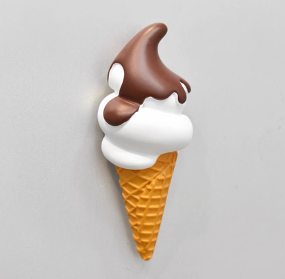 Summer Chocolate Ice Cream Refrigerator Magnets Cute Fridge Stickers Food Magnetic Buckle For Kitchen Home Decoration