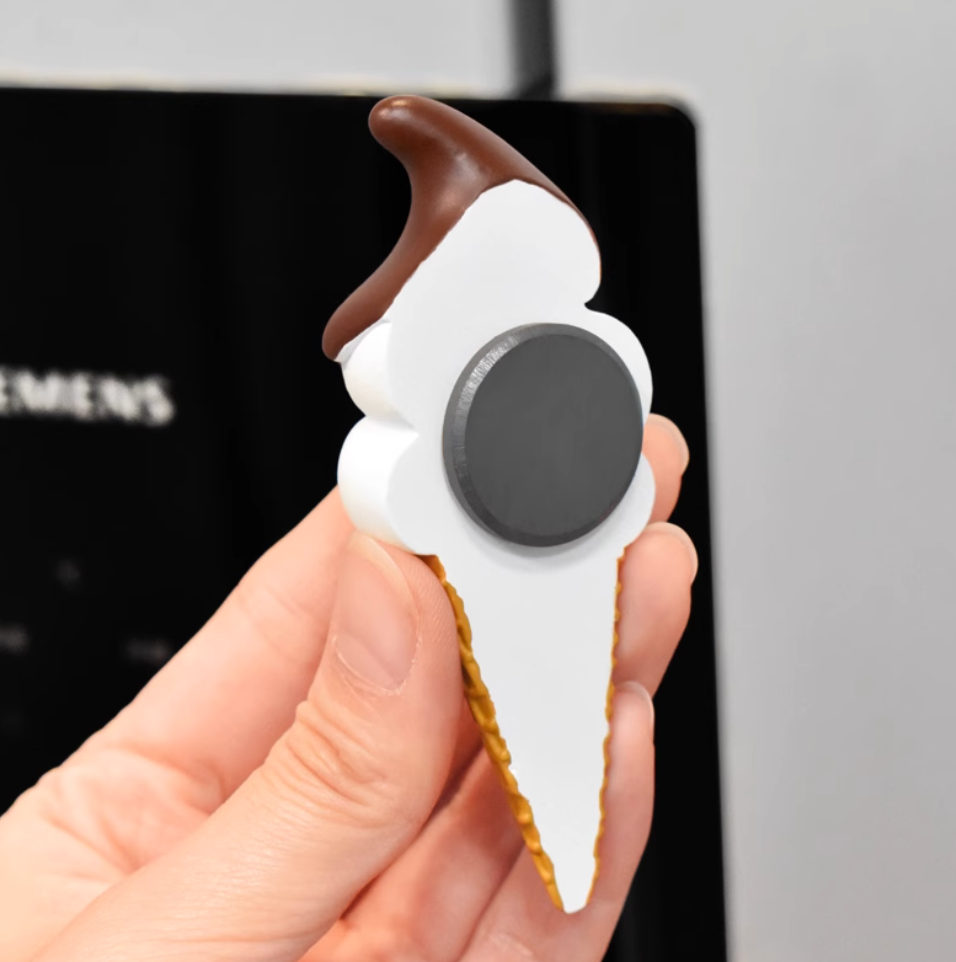 Summer Chocolate Ice Cream Refrigerator Magnets Cute Fridge Stickers Food Magnetic Buckle For Kitchen Home Decoration