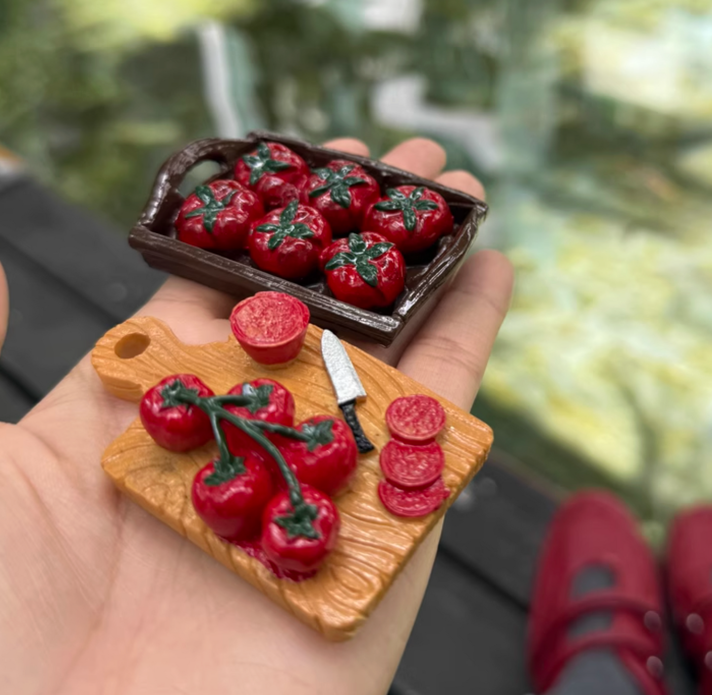 5 Pcs Bionic Food Fridge Magnet 3d Creative Simulation Food Tomato Cute Refrigerator Magnetic Stickers Photo Magnetic Sticker Decoration