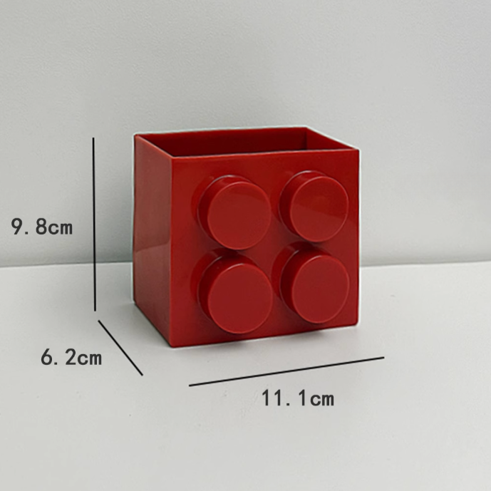 Building Blocks Refrigerator Storage Rack Magnetic Wall-mounted Sundry Items Storage Box Refrigerator Side Storage Rack