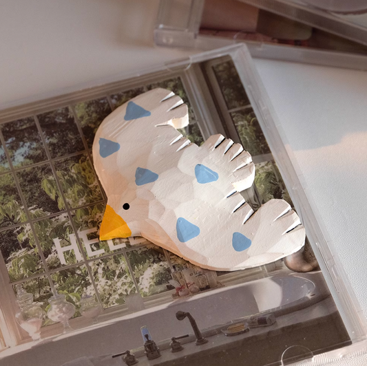 Wooden Seagull Fridge Magnet (1Pcs)
