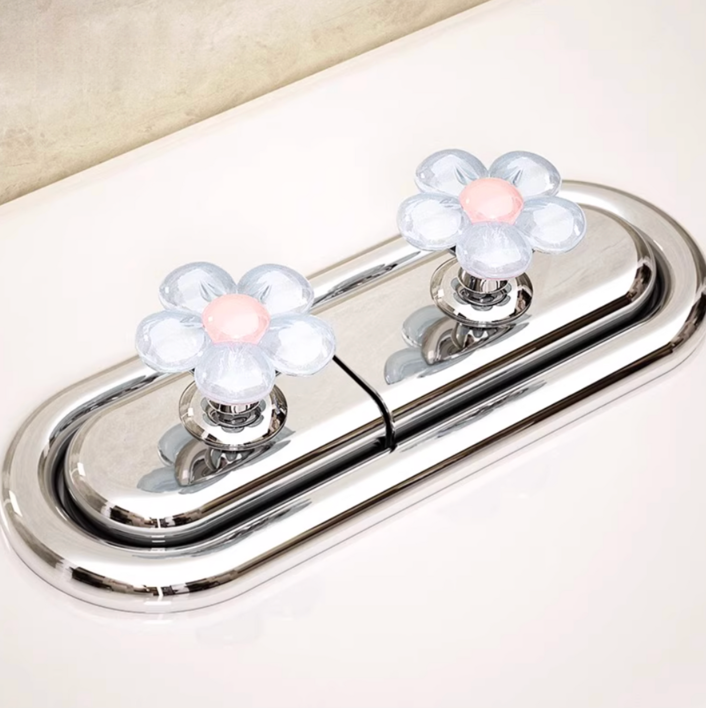 Crystal Flower Button Assist Tool (2Pcs)