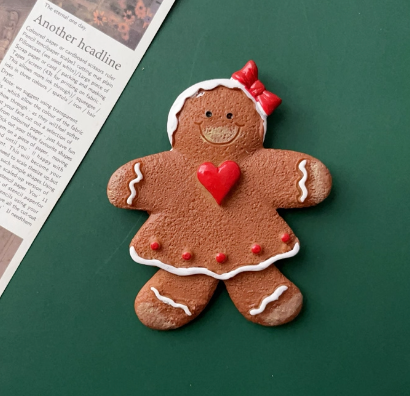 Gingerbread Man Series Fridge Magnet