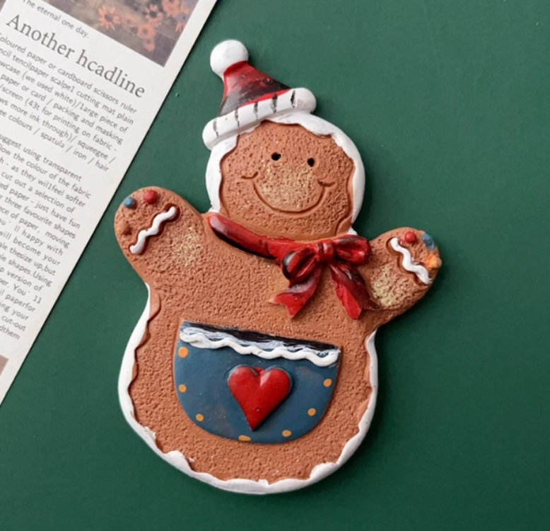 Gingerbread Man Series Fridge Magnet