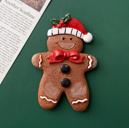 Gingerbread Man Series Fridge Magnet