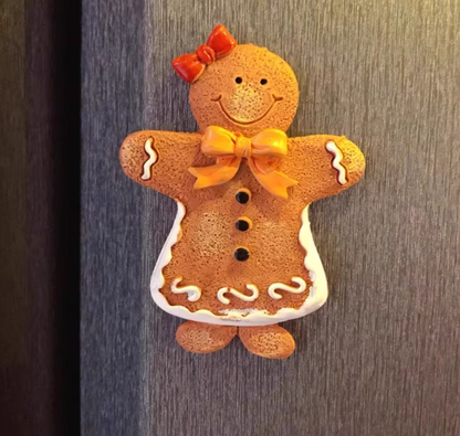 Gingerbread Man Series Fridge Magnet
