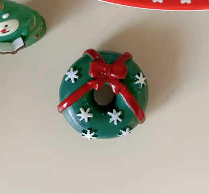 Christmas Decoration Refrigerator Magnets Christmas Donut Series Fridge Magnet