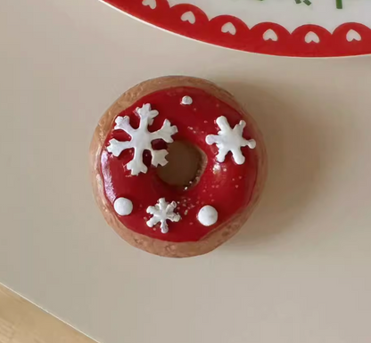 Christmas Decoration Refrigerator Magnets Christmas Donut Series Fridge Magnet