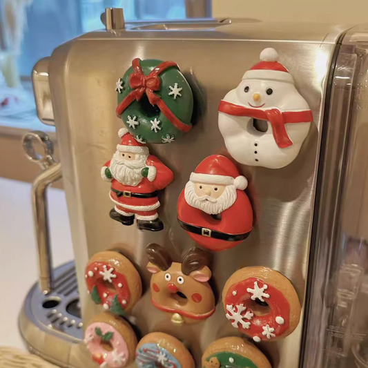 Christmas Decoration Refrigerator Magnets Christmas Donut Series Fridge Magnet