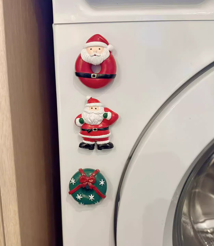 Christmas Decoration Refrigerator Magnets Christmas Donut Series Fridge Magnet