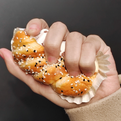 4 PCS Simulation Soft Rebound Bread Series Refrigerator Magnet Set