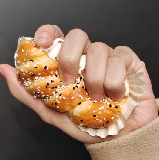 4 PCS Simulation Soft Rebound Bread Series Refrigerator Magnet Set