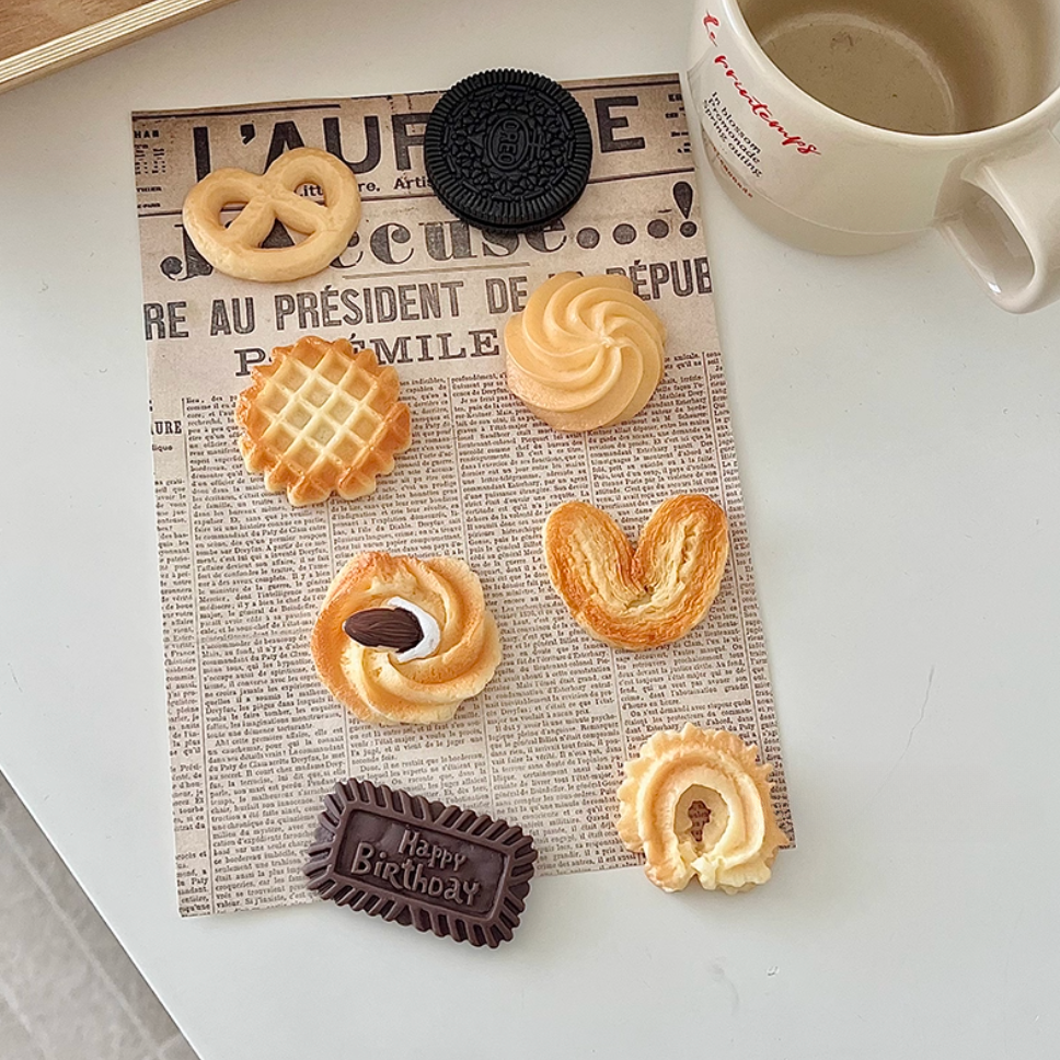 8 PCS Cookies Refrigerator Magnet Set