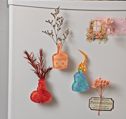 Flower Arrangement Refrigerator Magnets
