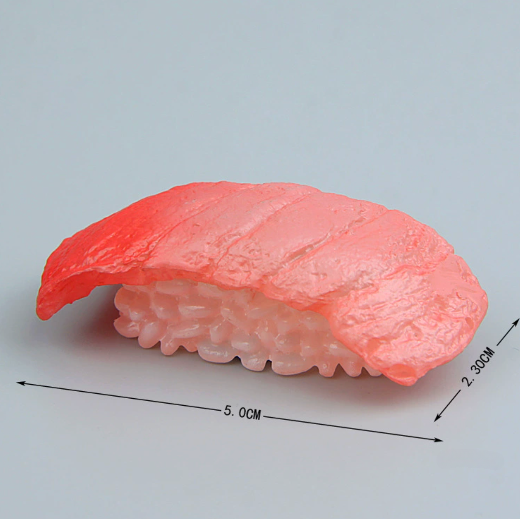 Artificial Sushi Food Refrigerator Magnet Salmon Japanese Sushi Cuisine Rice Rice Ball Shrimp Simulation Food Model Home Decor Decoration