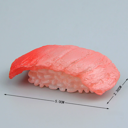 Artificial Sushi Food Refrigerator Magnet Salmon Japanese Sushi Cuisine Rice Rice Ball Shrimp Simulation Food Model Home Decor Decoration