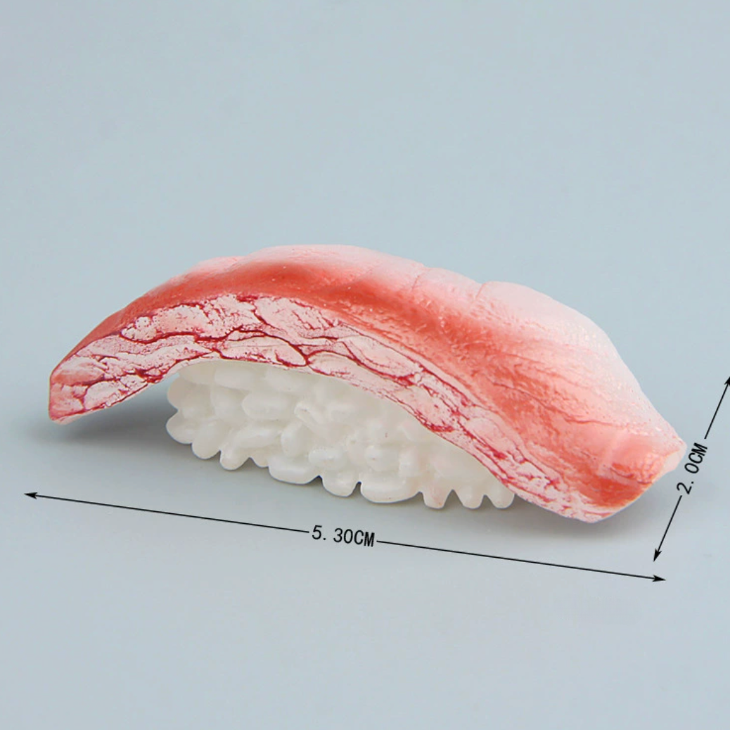 Artificial Sushi Food Refrigerator Magnet Salmon Japanese Sushi Cuisine Rice Rice Ball Shrimp Simulation Food Model Home Decor Decoration