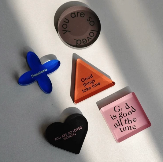 Lucky Words Refrigerator Magnets