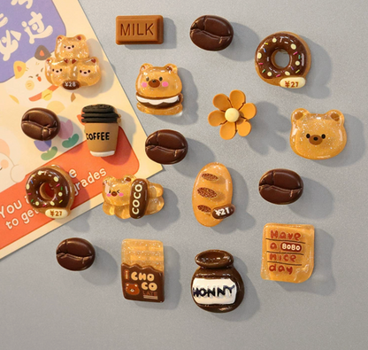 Mini Size Cut Refrigerator Magnets Set