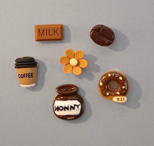 Mini Size Cut Refrigerator Magnets Set