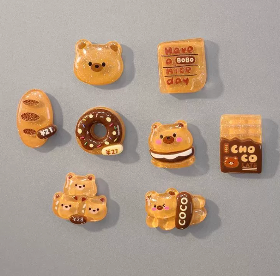 Mini Size Cut Refrigerator Magnets Set
